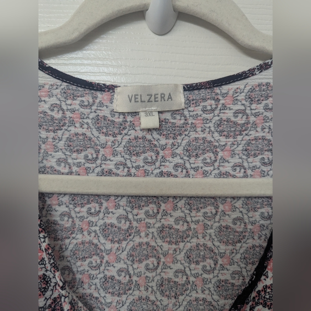 Bohemian Paisley Print 3X Top - Picture 4 of 7